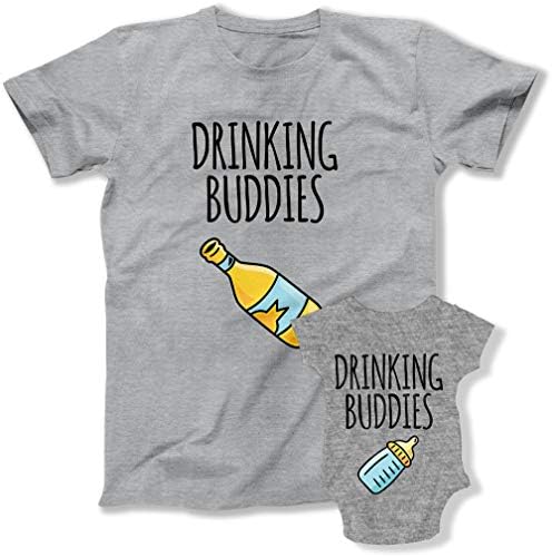 Drinking Buddies Matching Father and Son Tshirt Gift Matching Family Pajamas Shirts TEP-1921-1928