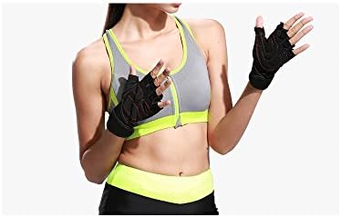 Outdoor Cycling Fitness Semi-finger Breathable Anti-skid Wear Gloves,Black M