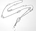 Brenda Elaine Jewelry Silver Plated Women's Fashion Lanyard Necklace ID Badge Holder, 32 Inch Silver Chain with Multiple Celtic Knots & Rear Lobster Clasp