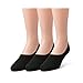 SHEEC - No-Show Hidden Socks for Men (Black/ Regular) - SoleHugger ACTIVE 3-Pair Pack
