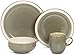 Denby Fire Sage 4-Piece Place Setting, Service for 1