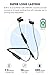 SoundPEATS Force Bluetooth Headphones Wireless Neckband Headset Stereo in-Ear Magnetic Earbuds Workout (16 Hours Playtime, Built-in Mic, CVC 6.0 Noise Cancelling) (Black)