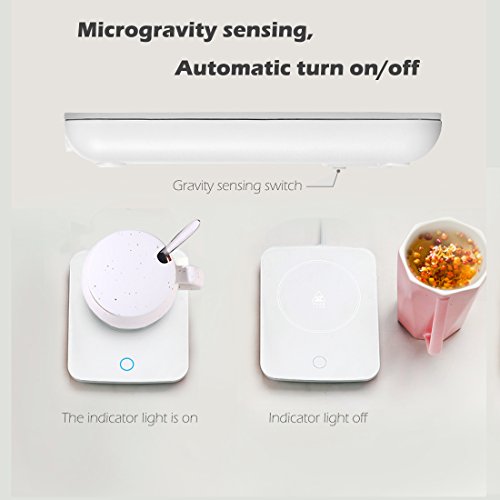 Longwei Coffee Mug Warmer, Auto Shut Off Cup Warmer Electric Coffee Heater Plate Beverage Warmer for Office/Home (Up to 131℉/55℃) g