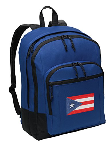 Puerto Rico Backpack CLASSIC Style MEDIUM SIZE With Laptop Sleeve