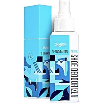 #1 Rated Natural Shoe Deodorizer Spray for Foot Odor & Sport Gear - INSTANT Shoe Odor Eliminator w 12 Essential Oils & Enzymes - Odor Eaters for Shoes, Foot Spray, Gym Bag Deodorizer (Power Mint, 1)