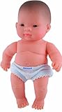 Miniland 8.25'' Anatomically Correct Newborn Baby Doll, Asian Boy