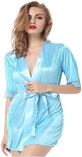 Gadgets Appliances Women's Net Babydoll Lingerie Nightwear (Blue, Free Size)