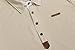 Coofandy Men's Casual Solid Long Sleeve Polo Shirt, L Beige