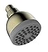 Aqua Elegante Low Water Pressure Shower Heads - Best High Pressure Boosting Wall Mount Showerhead - Indoor And Outdoor Modern Bath Spa Head, 2.5 GPM - Polished Brass