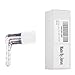 Scientic Glass Tube Adapter, Arizer Glass Elbow Adapter 18mm Male Frosted Glass