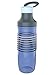 Zak Designs HydraTrak Chug Single Wall Bottle with 8 Ombre Indigo Bands, 24 oz, Multicolor