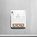 Spectrum Diversified Magnetic Memo Pad and Pencil Holder with Cork Strip, White