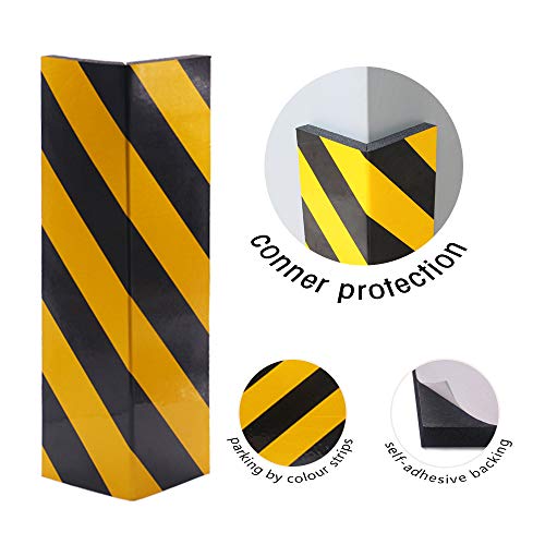 GUEQUITLEX Garage Wall Protector Foam Wall Corner Guard for Parking