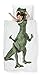 Snurk Duvet Cover Set Duvet Cover with Matching Pillowcase – 100% Cotton Duvet Cover and Pillow Case Set for Kids – Soft Cover Bedding for Your Little One – T-Rex Dino for Twin-Size Beds and Pillows