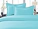 Elegant Comfort 1500 Premier Wrinkle,Fade and Stain Resistant 4-Piece Bed Sheet Set, Deep Pocket, Queen Aqua Blue