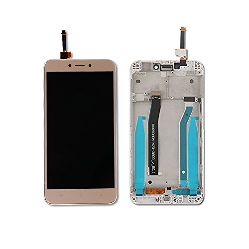JayTong LCD Display & Replacement Touch Screen Digitizer Assembly with Free Tools for Xiaomi Redmi 4X/4X Pro Gold with Frame