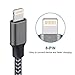 iPhone Charger, Calegoo Lightning Cable 2Pack 16.4FT Extra Long Nylon Braided USB Cable Cord, Compatible with iPhone 7 7Plus 6s 6sPlus 6 6Plus 5 5s 5c SE iPad iPod & More (Black)