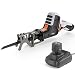 TACKLIFE 12V MAX Reciprocating Saw with Clamping Jaw, Cordless Reciprocating Saw kit with Battery Indicator, Step-less Variable Speed, 1500mAh Lithium-Ion Battery, 1 Hour Fast Charger - RES001 primary