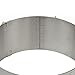 Adjustable Retractable Cake Ring Set, 6 to 12 Inch Stainless Steel Circle Round Mousse Tiramisu Mold with 1PC Egg White Separator 1PC Cake Edge Smoother Decorating Scraper Cutter(3 IN 1)