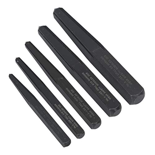 Sealey Ak719 Screw Extractor Set 5Pc Square Type