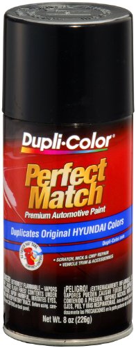 Dupli-Color EBHY18030 Ebony Black Hyundai Perfect Match Automotive Paint - 8 oz. Aerosol