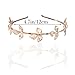 Unicra Wedding Headband for Bride-Bridal Greek Goddess Headpiece for Wemen Leaf Branch Dainty Bridal Hair Crown Head Dress Boho Alice Band