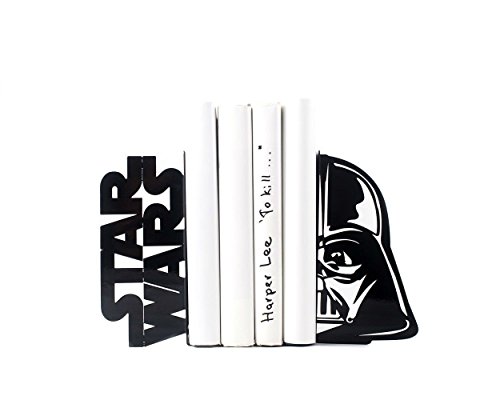 Decorative bookends Darth Vader Star Wars. Cool and functional book holders to organize your Star Wars collections. Books or DVDs.