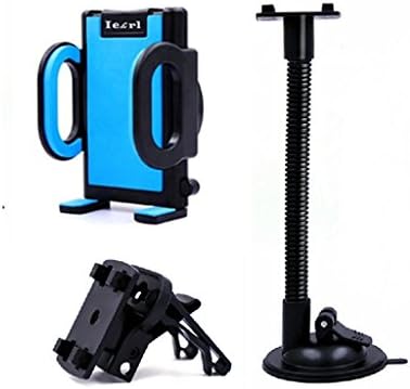 Iearl Multifunction Car Mount Air Vent Holder Universal Cellphone Holder Dashboard Mount Windshield Mount with 360 Rotation Suction Cup for iPhone Android Smartphone