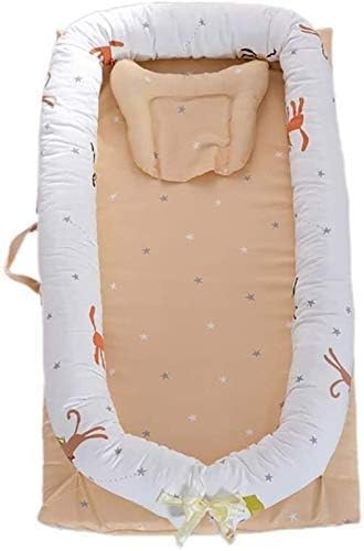 Amazon Co Jp 幼児ベビーネストポッドコットンベビーバッシネットラウンジャーベビーベッド ベクターイラスト Clipartoポータブル ベビーベッド 着脱可能な赤ちゃん繭寝ているポッド寝ていると旅行に最適ベビーベッド ベビーピローパック 2pcs Jialele Color A3