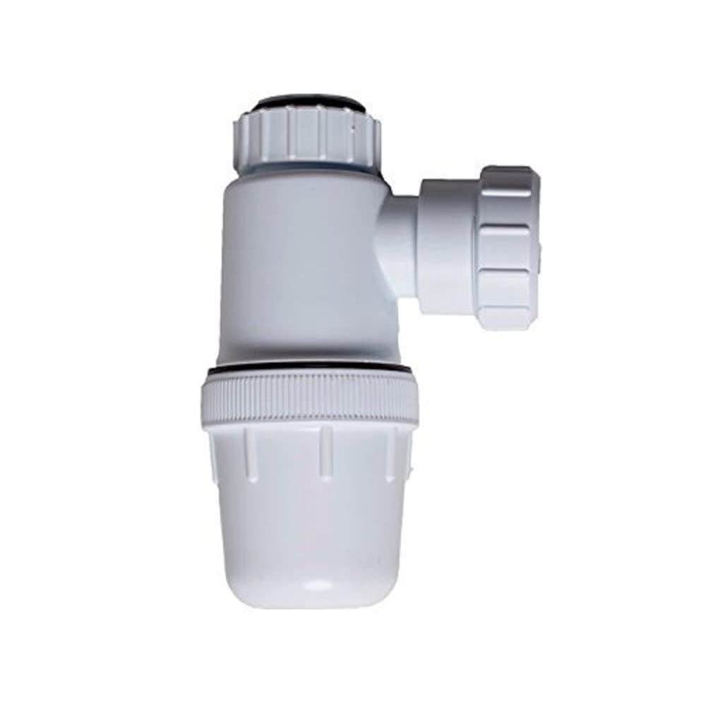 Merriway BH02919 Waste Compression Bottle Trap, 32 x 76mm, White
