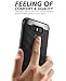 LG G6 Case, Clayco Helios Series Premium Hybrid Protective Case for LG G6 2017 Release, Retail Package (Black)