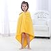 MICHLEY Animal Hooded Baby Bath Towel Toddler Premium Cotton Absorbent Washcloth for Girls Boys 0-6T, Giraffe