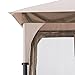 Sunjoy L-GZ375PST Marcel 9x9 Soft top Gazebo with Netting, 9 x 9 ft