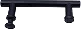 KEABATH Black Shower Door Handle 2 Pack 145mm Center Hole to Hole 210x80x19mm view 7