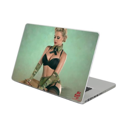 Diabloskinz Vinyl Adhesive Skin Decal Sticker for 13 inch MacBook Pro with Retina - Pin-Up Emily