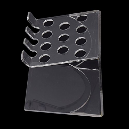 BetterUS Transparent Syringe Organizer Dental 11 Holes Dental U-Shaped Rack New