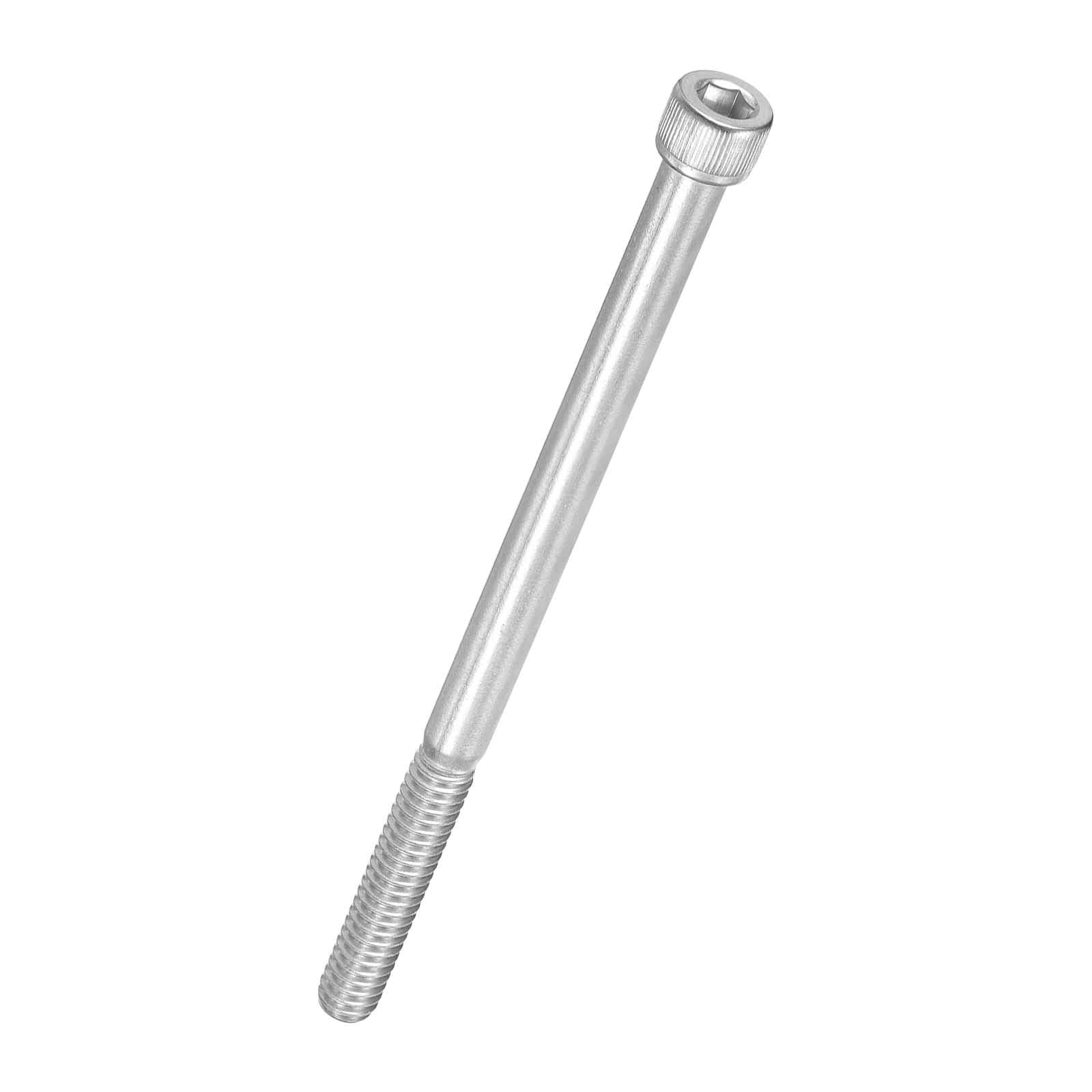 Kozelo 20pcs Socket Head Cap Screws - [1/4"-20 x 4"] UNC 304 Stainless Steel Allen Socket Drive for Electrical Motor 3D Printing Fan Engine Replacement Use, Silver — image 1