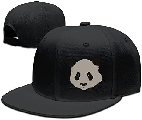 Panda Head Behind Bushes Sketch Sports Snapback Hats Caps
