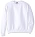 Jerzees Youth Fleece Crew Sweatshirt, White, Medium