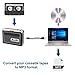 Rybozen Cassette Player Converter, Convert Tapes to Digital MP3 Portable Walkman with New Upgrade Convenient Software (AudioLAVA)