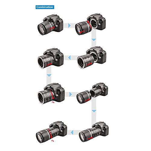 image for JJC Auto Focus Extension Tube Set for Canon DSLR Camera - Canon EOS 5D