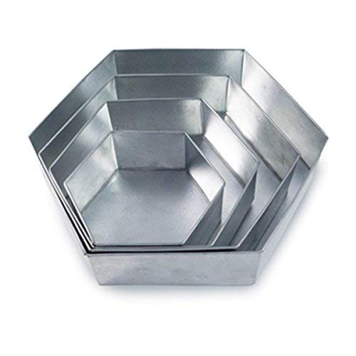 Hexagon Cake Pans. Wilton Performance Pans Hexagon Cake Pan Set, 4Piece.