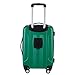 Travelers Club Madison Hardside Expandable Luggage with Cup/Phone Holder, Green, Carry-On 20-Inch