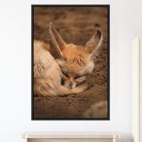 signwin Framed Canvas Wall Art Red Fox Animals...