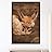 signwin Framed Canvas Wall Art Red Fox Animals Contemporary Expressive Fox Living Room Multicolor Photography - 16x24 inches