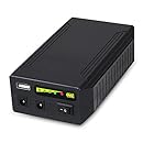 TalentCell Rechargeable 72W 100WH 12V/8300mAh 9V/11000mAh 5V/20000mAh DC Output Lithium Ion Battery Pack for LED Strip and CCTV Camera, Portable Li-ion Power Bank, Black