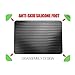 Novinex Defrosting Tray, Ultimate Rapid Thaw For Frozen Foods, Thicker & Larger Thawing Tray For Meat Chicken Fish, Dishwasher Defrost Board, Non-Stick DeFrosting Mat With Silicone Corners, Black
