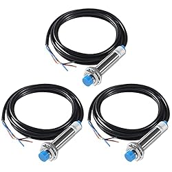 Diitao 3PCS LJ12A3-4-Z/AY(PNP NC) DC 6-36VDC M12