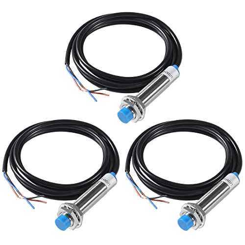 Diitao 3PCS LJ12A3-4-Z/AY(PNP NC) DC 6-36VDC M12