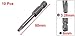 uxcell 10 Pcs 50mm Length T15 Head Magnetic 3.26mm Security Torx Screwdriver Bits (Pack of 10)